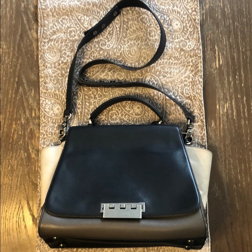 ZAC Zac Posen Eartha Top Handle Leather Satchel